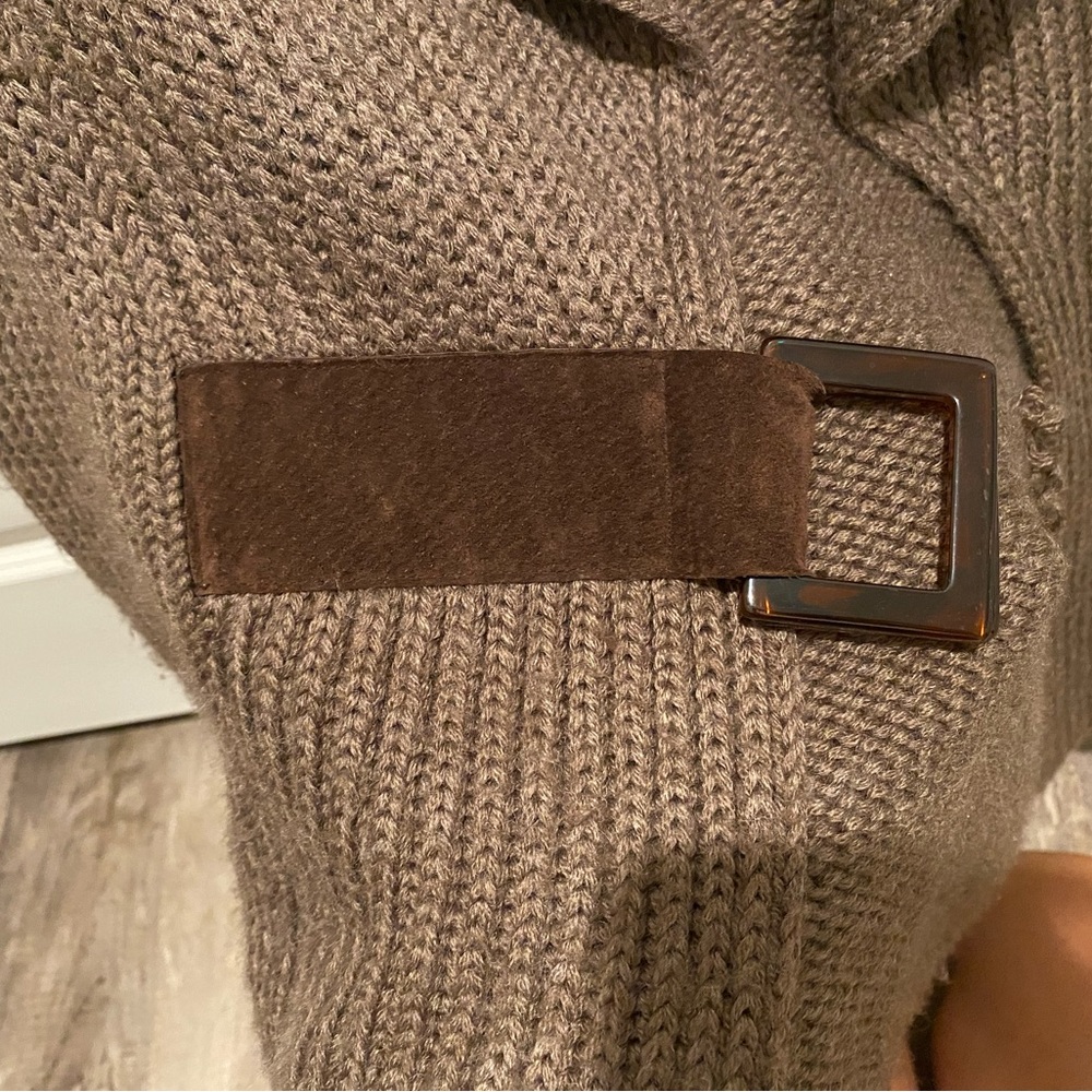 Soft surroundings belted cozy cardigan size small - Picture 4 of 6